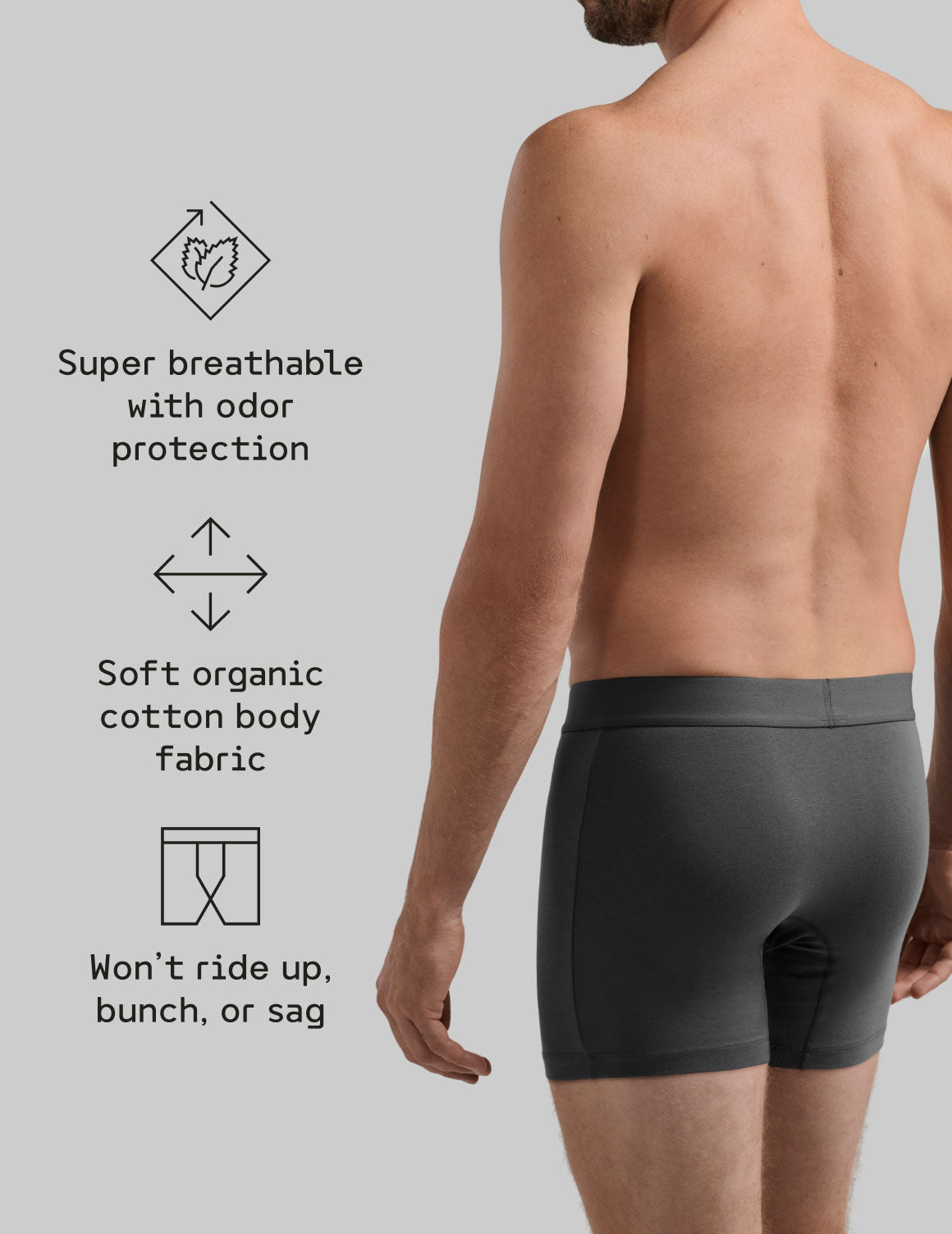 MNTD X Knix EverDry Cotton Boxer Brief 3-Pack