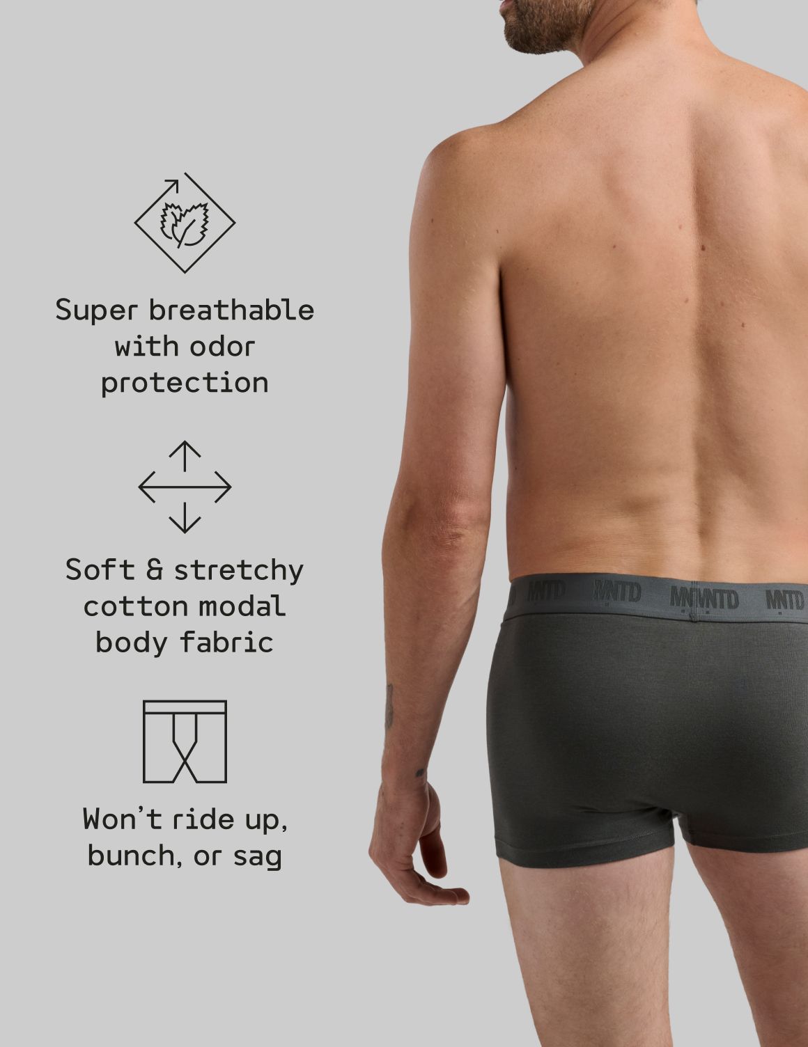 Best Damn Cotton Modal Trunk 3"
