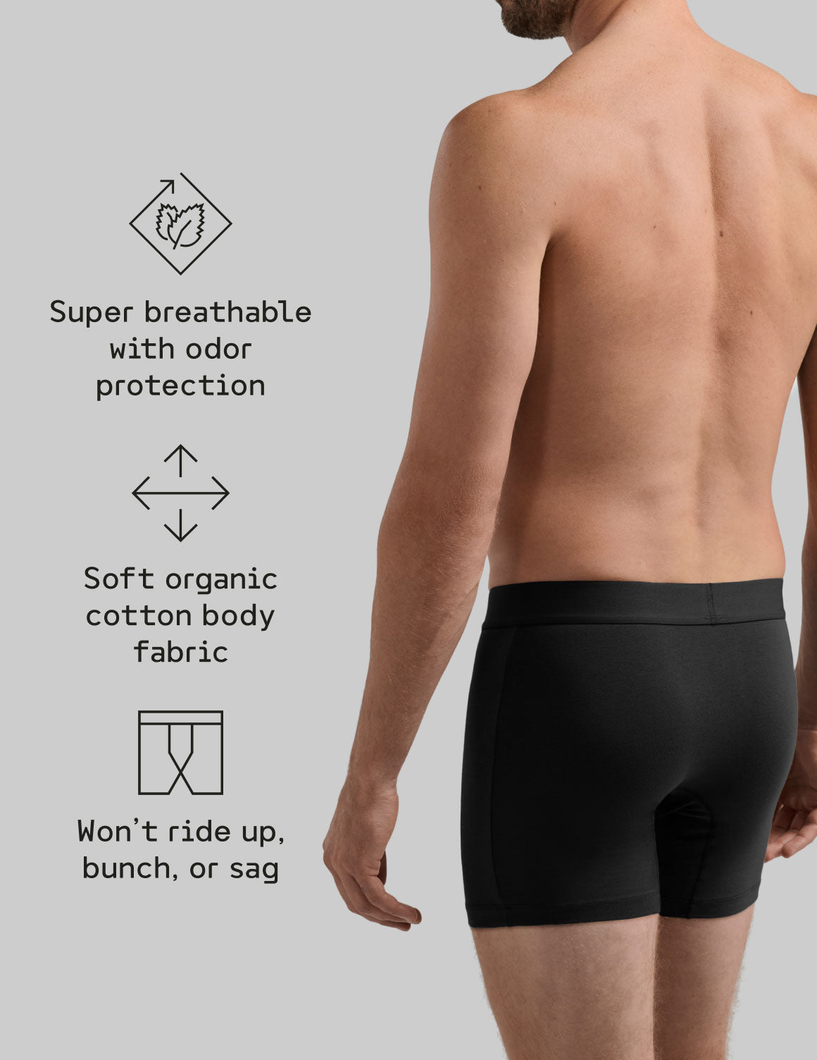 MNTD X Knix EverDry Cotton Boxer Brief 5"