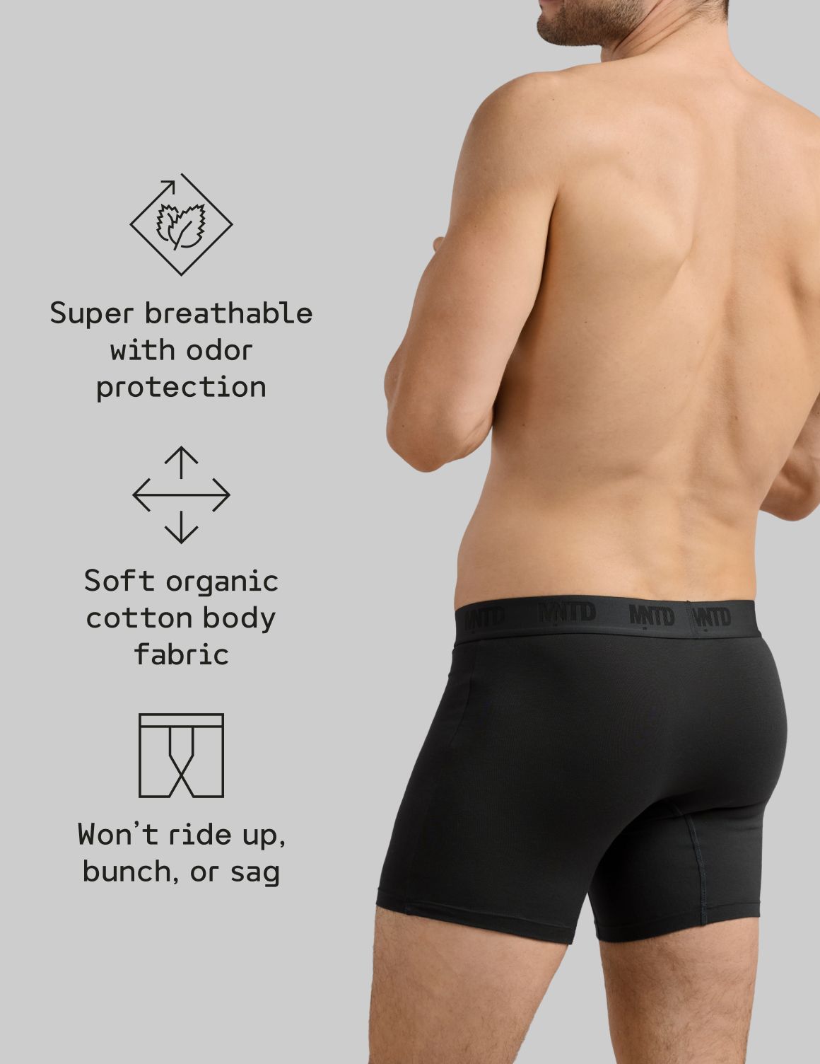 Buffer Cotton Boxer Brief 5"