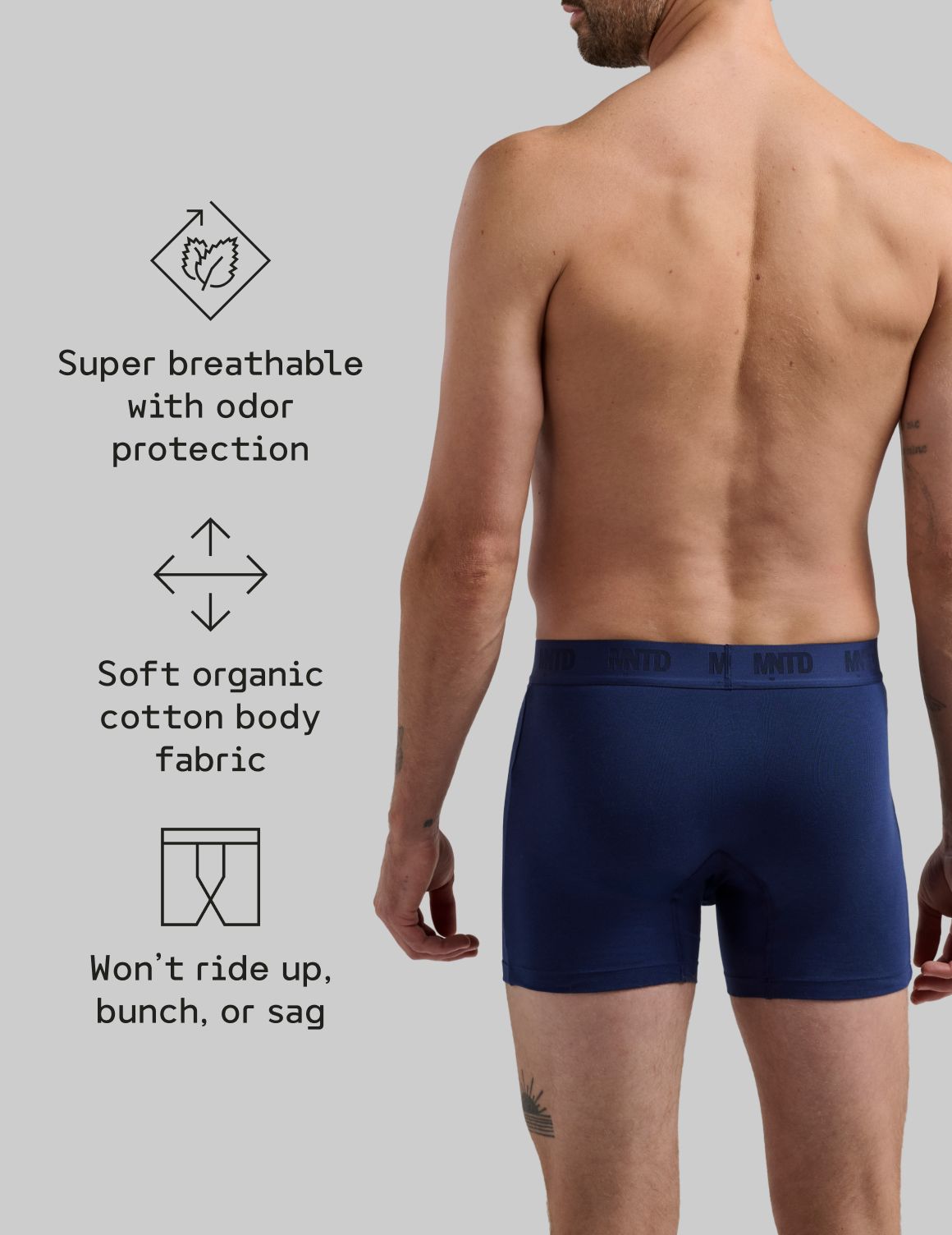 Buffer Cotton Boxer Brief 5"