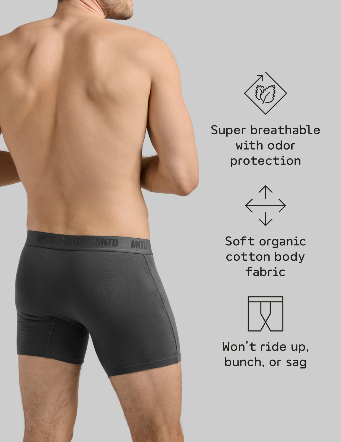 Buffer Cotton Boxer Brief 5"