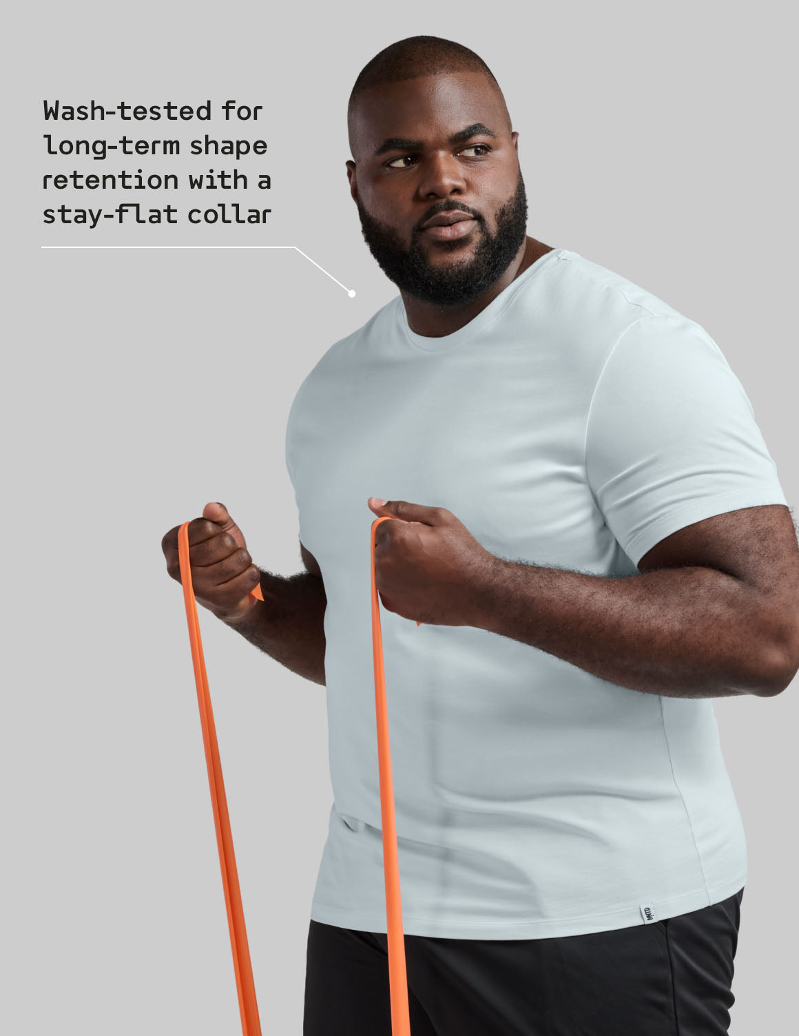 model: Height 6’2”, wearing size XL