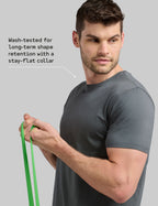 model: Height 6’2.5”, wearing size M