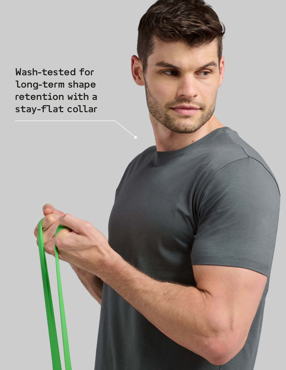 model: Height 6’2.5”, wearing size M