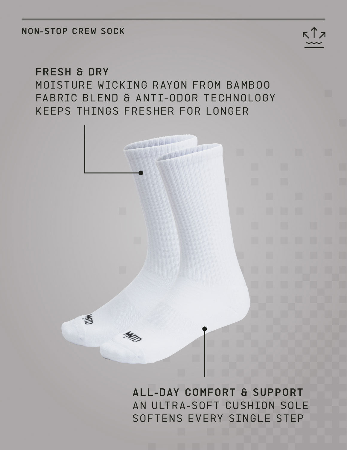 Chaussettes Non Stop Crew