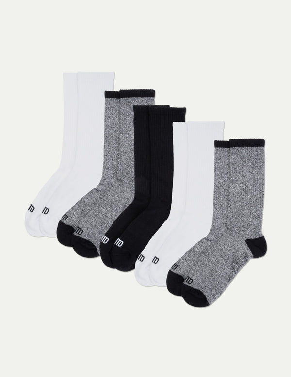 5-Pack Non-Stop Crew Socks